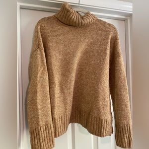 Knit turtleneck sweater
